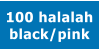 100 halalah black/pink