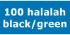 100 halalah black/green